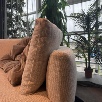 Walter Knoll - Wohnlandschaft Maaru Stoff Safire 0007 Champagne Hellgrau Gestell Bronze - 8