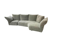 Edra - Sofa Standard Stoff T 8563 Grün Grau Gestell Mit Stoff Bezogen - 2