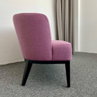 Signet - Sofa Sue Stoff Lana Flieder Violett Untergestell Buche Schwarz Lackiert - 2