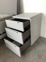 Nolte - Bettanlage Concept Me 500  S9 Seidengrau ohne Lattenrost ohne Matratze mit Nachttisch Alegro - 10