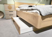 Disselkamp - Schlafzimmer Chicago Balkeneiche Furniert Und Lack Taupe Grau Inklusive LED Beleuchtung - 6