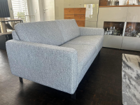 COR - Sofa Conseta Stoff Hellgrau PG 90 Schmalfuß Verchromt - 2