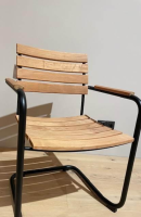 Weishäupl - 3er-Set Stuhl Loft Stuhl Prato Teak Massiv - 8