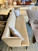 Jab Anstoetz - Bank Polo Dining Bezug Stoff JAB-1-6847-020 Lennox Beige Gestell Walnuss Natur Geölt - 7