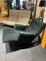 Bullfrog - Funktionssessel Rockfrog Stoff Chamelle Lounge Petrol Blau Grün Gestell Metall Schwarz Feinstruktur Inklusive Akku - 8