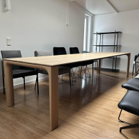 Rodam - Tisch Campa R 15 Eiche Leicht Astig Puder Matt Lackiert Inklusive 2 Auszüge - 3