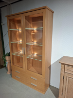 Klose Kollektion - Vitrine Kombi Select Buche Hell mit Halogenbeleuchtung - 3
