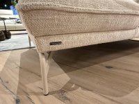himolla - Ecksofa Nova 1378 Stoff 20 Labomba Carrara Beige Füße Metall Beige Mit Verstellbaren Seitenteilen - 6