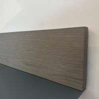 Contur - Sideboard 3900 Glattlack 498 Taubenblau Abdeckplatte Glas Gefrostet Inklusive 2 Wandboards - 10