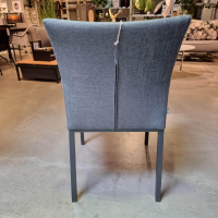 Stern - Chair Outdoor Artus Outdoor fabric dark grey slate grey mottled frame aluminum anthracite - 5