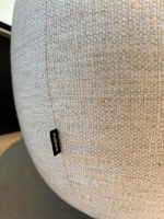 Poliform - Sofa Saint-Germain Stoff Chios 1 Bianco Weiß Füße Nickel Braun Matt Inkl. 3 Rückenkissen - 7