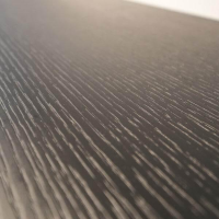 Minotti - Regal Dalton Chrome Eiche Offenporig Schwarz Lackiert Rückwände Dunkelgrau Grau Hochglanz Lackiert - 2