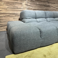 B&B Italia - Ecksofa Tufty-Time Bezug Stoff Lube Schiefer Grau Gestell Schwarz 0154N - 3