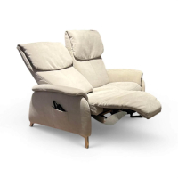 himolla - Sofa 4868 Cumuly Stoff Nuvano Cloud Beige Füße Metall Edelstahloptik Inkl. Elektr. Wall-Free-Beschlag, Elektr. Kopfteilverstellung, Sitzneigungsverstellung - 2