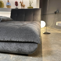 IP Design - Sofa Longchair Soulmate Stoff Thommy IP 1783-222 Grau mit Klapparmlehne - 5