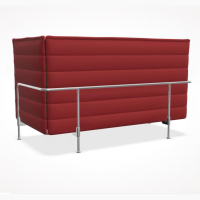 Vitra - Sofa Alcove 2-Sitzer Stoff Laser Rot - 4