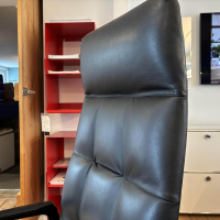 Walter Knoll - Drehstuhl Leadchair Management Soft 2055 Leder Congress 251 Schwarz Gestell Metall Schwarz Matt - 2