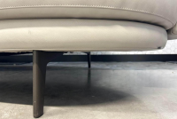 Walter Knoll - Sofa Maaru 850 Leder Elen 1218 Cosy Grey Beige Gestell Bronze Schwarz Matt Pulverbeschichtet Mit 5 Kissen - 10