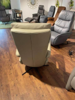 Activineo - Relaxsessel Baccara L30 WM Safari Beige Creme Gestell Metall Grau mit Verstellung - 4