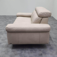 himolla - Sofa 2-Sitzer 1182 62 F44 Leder 24 Longlife Rustika Küste Beige Gestell Metall Anthrazit Mit Elektrischer Wallfree-Funktion - 4