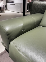 WK Wohnen - Sofa WK 670 Volluto Leder Montana Olive Grün Metallfüße Schwarz - 4