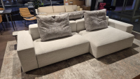 Ditre Italia - Sofa Crossline Stoff Porto 101 Creme Weiß mit 3 Kissen - 12