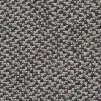 Brühl - Ecksofa Alba Stoff 3682-20 Grau Kopfstütze Leder Schwarz Füße Metall Schwarz Pulverbeschichtet - 2