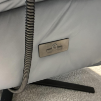 himolla - Relaxsessel 4561 Leder Longlife 24 Aqua Grau Blau Sternfuß Anthrazit Pulverbeschichtet - 5