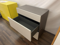 Hülsta - Kommode Multi R Eiche Grau Lack Hochglanz Kaschmir Grau Mit Push To Open - 8