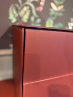 Kettnaker - Schrank Programm Soma Front Veloursglas Lack Beere Rot Korpus Beere Rot Abdeckplatte Weißglas Matt - 8