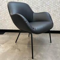 Walter Knoll - Sessel Sheru 326 10 Leder Congress 251 Black Schwarz Gestell Schwarz Matt Pulverbeschichtet - 10