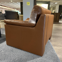 Erpo - Leather armchair 05550004 Leather N Tabac Nature 850 Brown Frame Hardwood Beech Doweled And Glued - 5