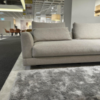 WK Wohnen - Ecksofa WK 592 Stoff Isabella Muschel Grau Verdeckter Gleiter - 3