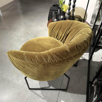 Bullfrog - Sessel Tonic Typ 146 Stoff Charmelle Royal Plush 14 Olivgrün Drehgestell Stahl Schwarz Pulverbeschichtet - 4