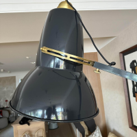 Anglepoise - Stehleuchte Giang Brass Gusseisen Dunkelgrau Messing - 7