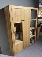 Wöstmann - Highboard WM 1830 Kerneiche Rückwand Hirnholz Akzent Inklusive Beleuchtung - 3