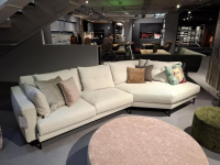 Raum.Freunde - Ecksofa Anesa Stoff Nolte Natur Beige Metallfuß Schwarz - 2