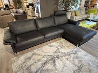 Erpo - Ecksofa Classics 960 Leder 43.059 Anthrazit Kufe Hochglanz mit Relaxfunktion - 4