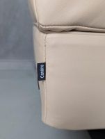 Cassina - Sessel Capitol Complex Armchair Leder Z Natur Beige Gestell Eiche Schwarz Gebeizt - 4