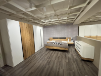 Thielemeyer - Schlafzimmer Zano Lack Weiß Absetzung Balkeneiche Gehackt Metall Schwarz - 3