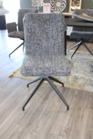 Bert Plantagie - Essgruppe Select Tafelconcept Stoff Coco COO168 Grau Tisch Schwarz - 4