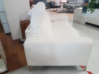 WK Wohnen - Sofa Venosa Stoff Cl.4 Nevio Weiß mit Verstellfunktion - 4