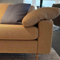 COR - Ecksofa Conseta Stoff 8186 Aprikose Rosa Orange Gestell Metall Rosa Orange - 8