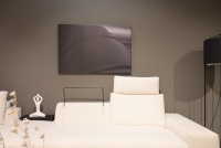 Violetta - Ecksofa Theresa Boxspring Creme Inkl. Ablage Eiche Schwarz Nackenkissen Und Vorstellkissen - 7