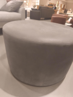 Erpo - 2er Set Hocker CL150 Leder M 390 570 Grau - 2