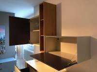 Piure - Wall unit Nex Side solid oak matt lacquer white dune violet - 6