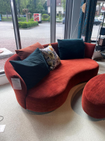 Bullfrog - Sofa Sofia Stoff Smoothie Rostbraun 15 28 Füße Metall Schwarz Pulverbeschichtet - 2