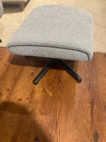 Activineo - Sessel Boss Stoff 2 Cats 167 Zinc Grau Gestell Metall Schwarz Inklusive Hocker - 3