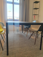 Extendo - Esstisch ST35 Platte Keramik Schwarz Gestell Schwarz - 7