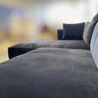 IP Design - Sofa Cube Lounge Stoff City Velvet CA7832/059 Mit Tisch Und Klappbarer Lehne - 2